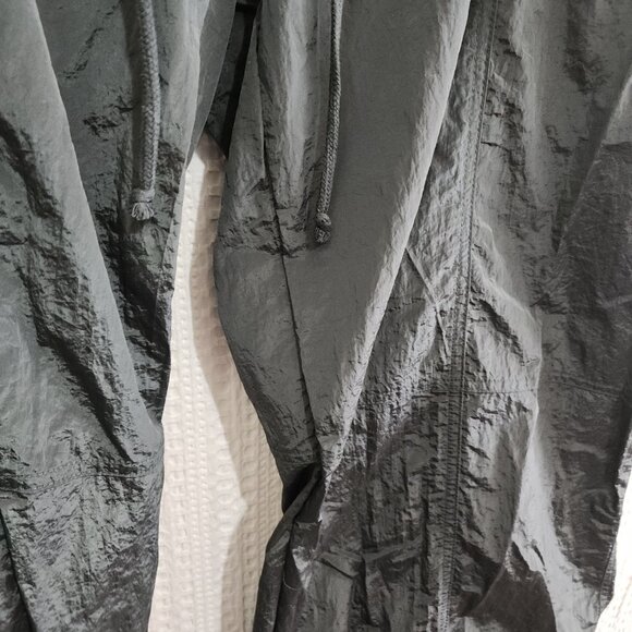 Wild Fable Women's Mid-Rise Wide Leg Parachute Pants Dark Green Size X-Large - Picture 7 of 12